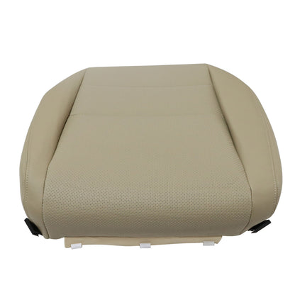 For 2005 to 2008 Acura TL Driver Side Bottom Perforated Leather Seat Cover Tan