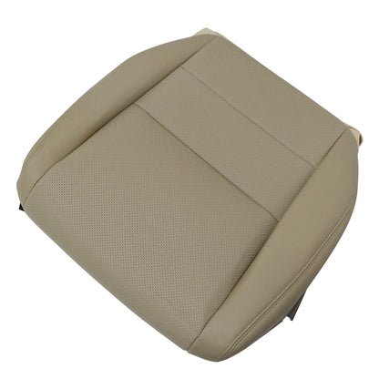 For 2005 to 2008 Acura TL Driver Side Bottom Perforated Leather Seat Cover Tan
