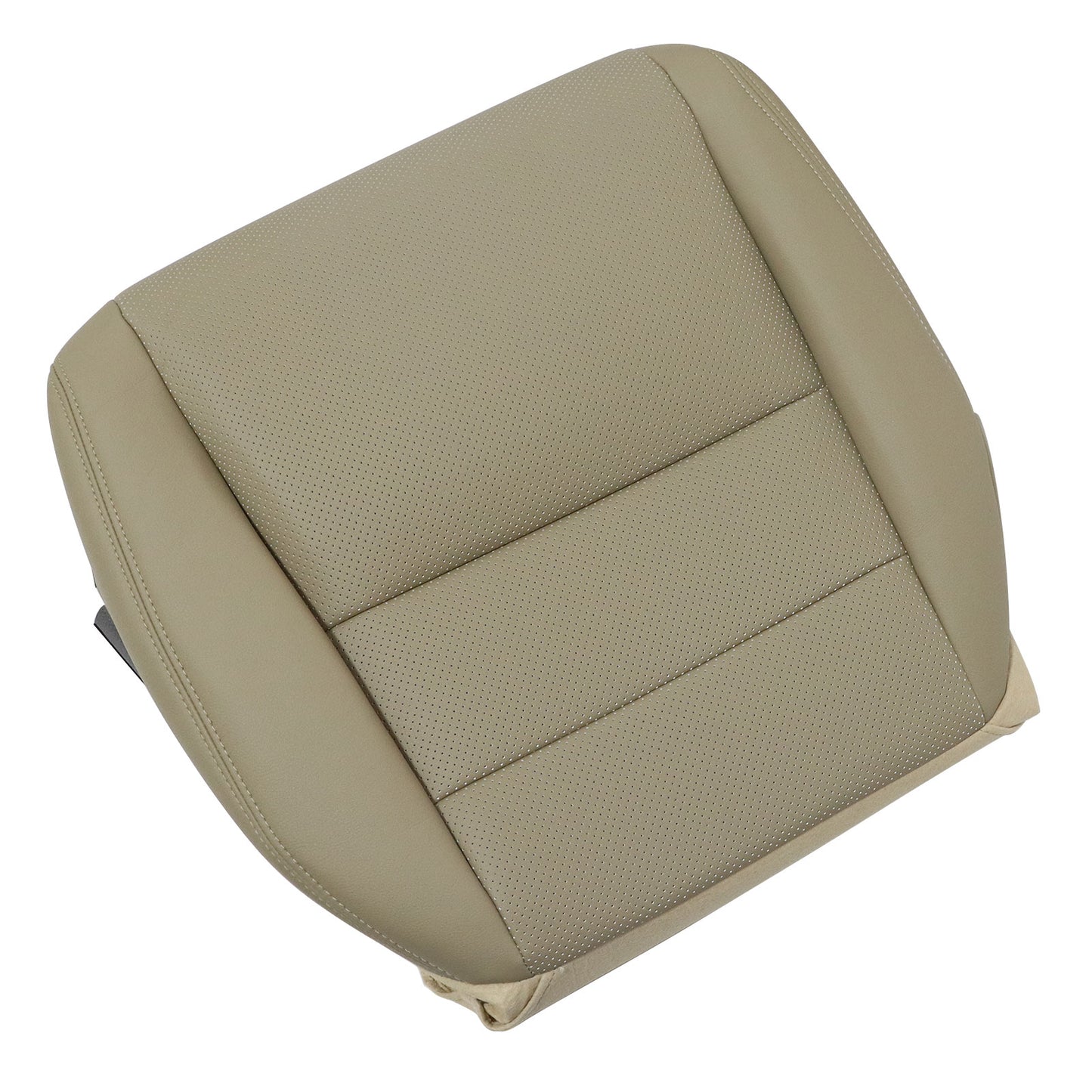 For 2005 to 2008 Acura TL Driver Side Bottom Perforated Leather Seat Cover Tan