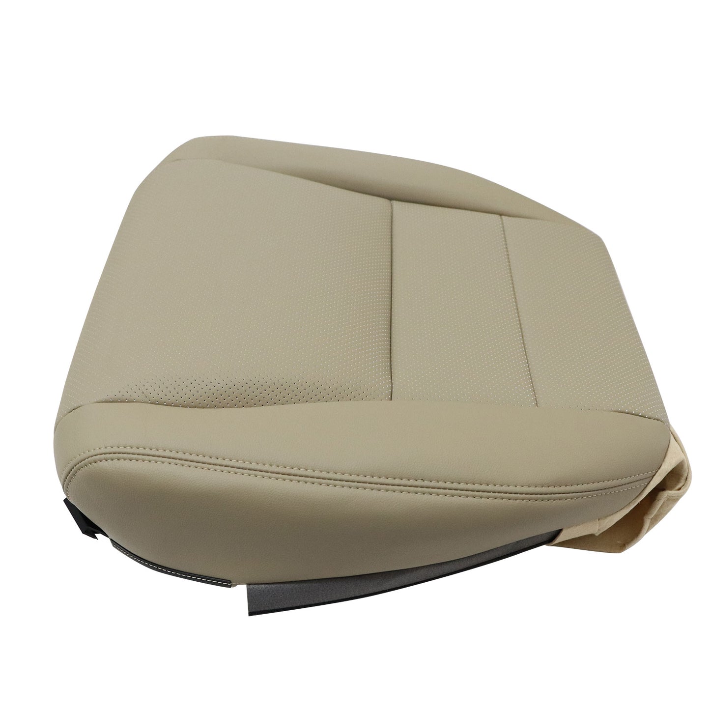 For 2005 to 2008 Acura TL Driver Side Bottom Perforated Leather Seat Cover Tan