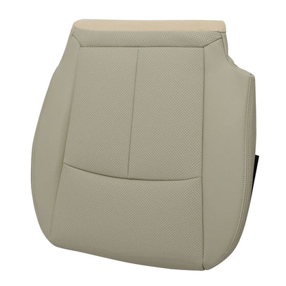 For 2014-2020 Infiniti Q50 Front Driver Bottom Perf Leather Seat Cover Wheat Tan