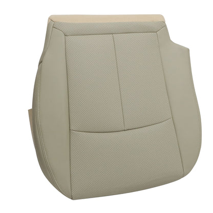 For 2014-2020 Infiniti Q50 Front Driver Bottom Perf Leather Seat Cover Wheat Tan