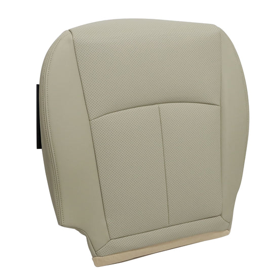 For 2014-2020 Infiniti Q50 Front Driver Bottom Perf Leather Seat Cover Wheat Tan