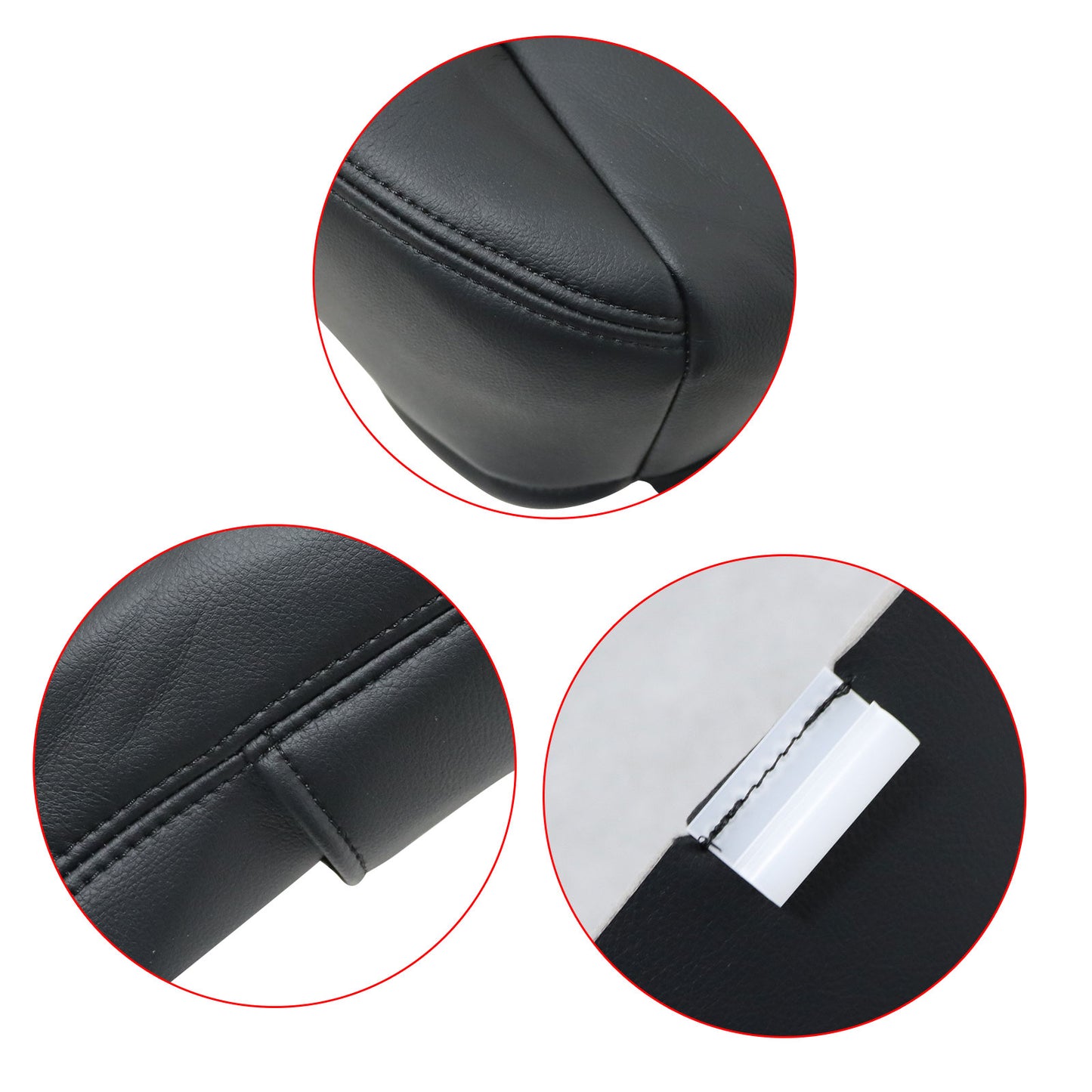 Replacement For 2004-2008 Acura TSX 4-Door Driver Bottom Leather Seat Cover
