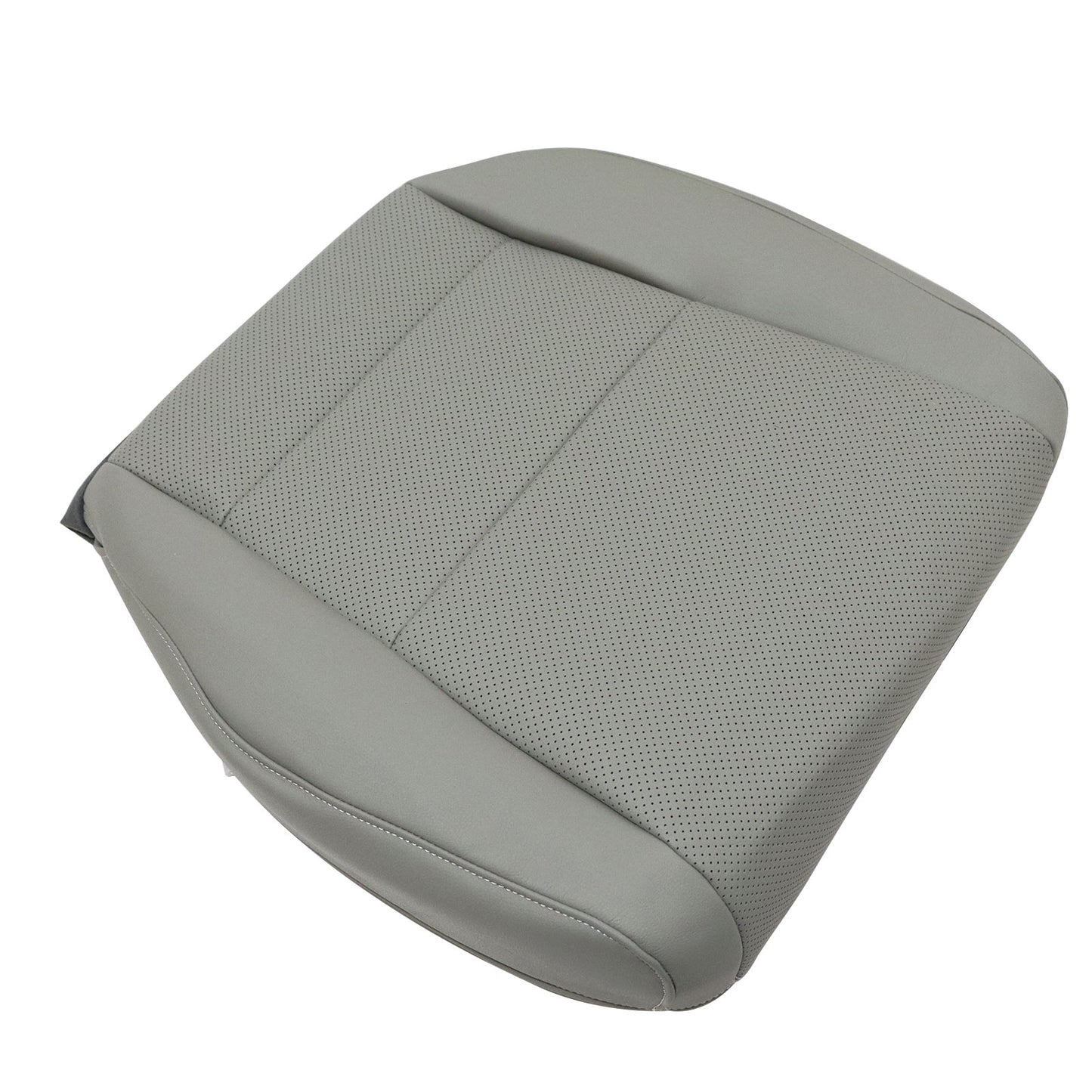 Fits 2009-2014 Acura TSX Driver Side Bottom Perf Leather Seat Cover Light Gray