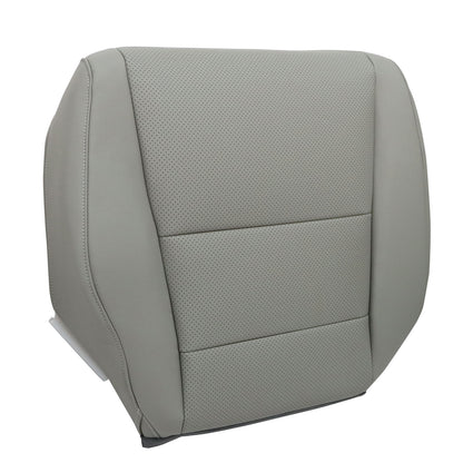 Front Passenger Bottom Leather Seat Cover For 2009-2014 Acura TSX Sedan 4DR Gray
