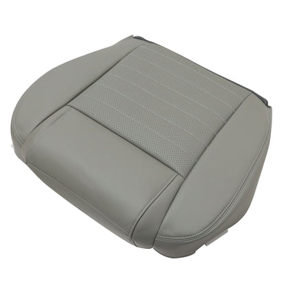 Driver Bottom PERF Leather Seat Cover Gray For 2005 2006 2007 Ford Mustang GT