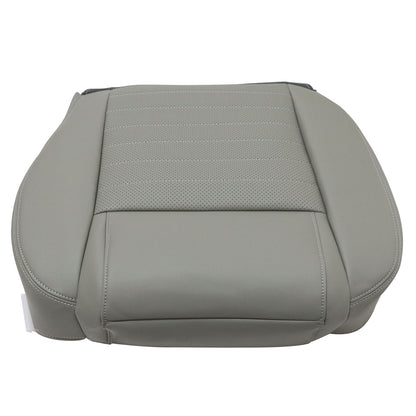 Driver Bottom PERF Leather Seat Cover Gray For 2005 2006 2007 Ford Mustang GT