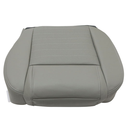 Driver Bottom PERF Leather Seat Cover Gray For 2005 2006 2007 Ford Mustang GT