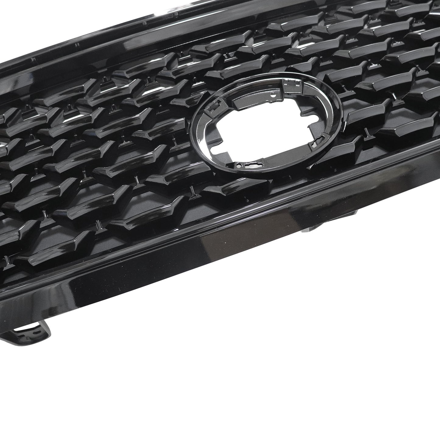 Fits 2022-2025 Toyota Corolla Cross Front Grille W/O Camera Hole Gloss Black