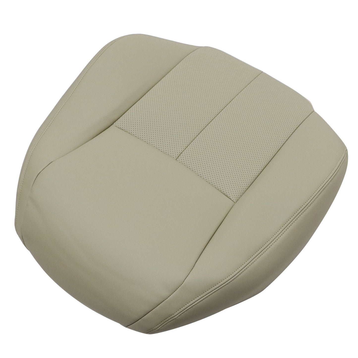 Driver/Passenger Top Leather Seat Cover Tan For 2017 2018 2019 2020 Infniti Q50