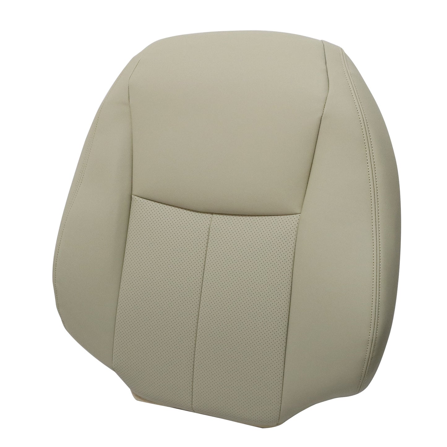 Driver/Passenger Top Leather Seat Cover Tan For 2017 2018 2019 2020 Infniti Q50