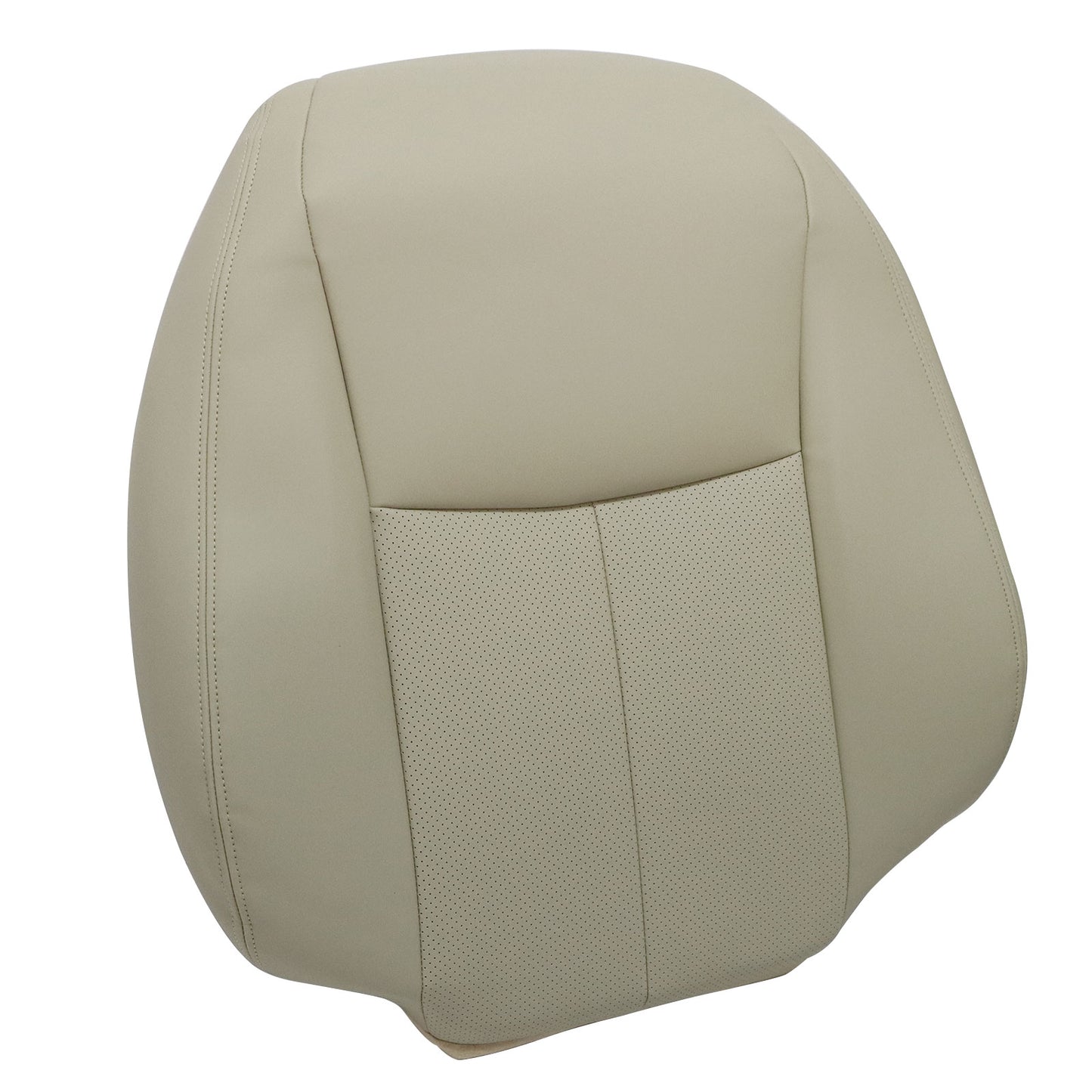 Driver/Passenger Top Leather Seat Cover Tan For 2017 2018 2019 2020 Infniti Q50