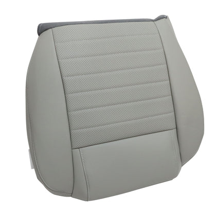 Passenger Bottom PERF Leather Seat Cover Gray For 2005 2006 2007 Ford Mustang GT