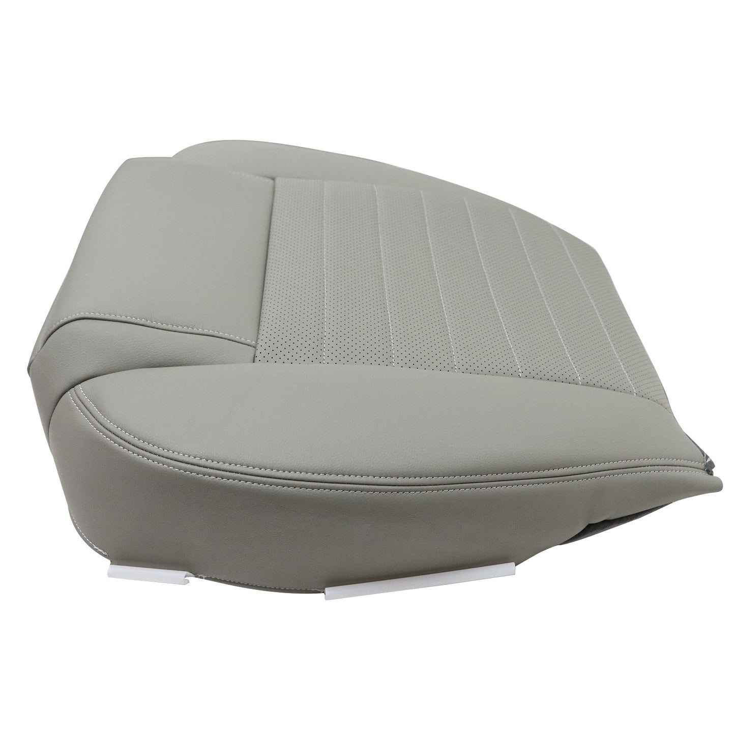Passenger Bottom PERF Leather Seat Cover Gray For 2005 2006 2007 Ford Mustang GT