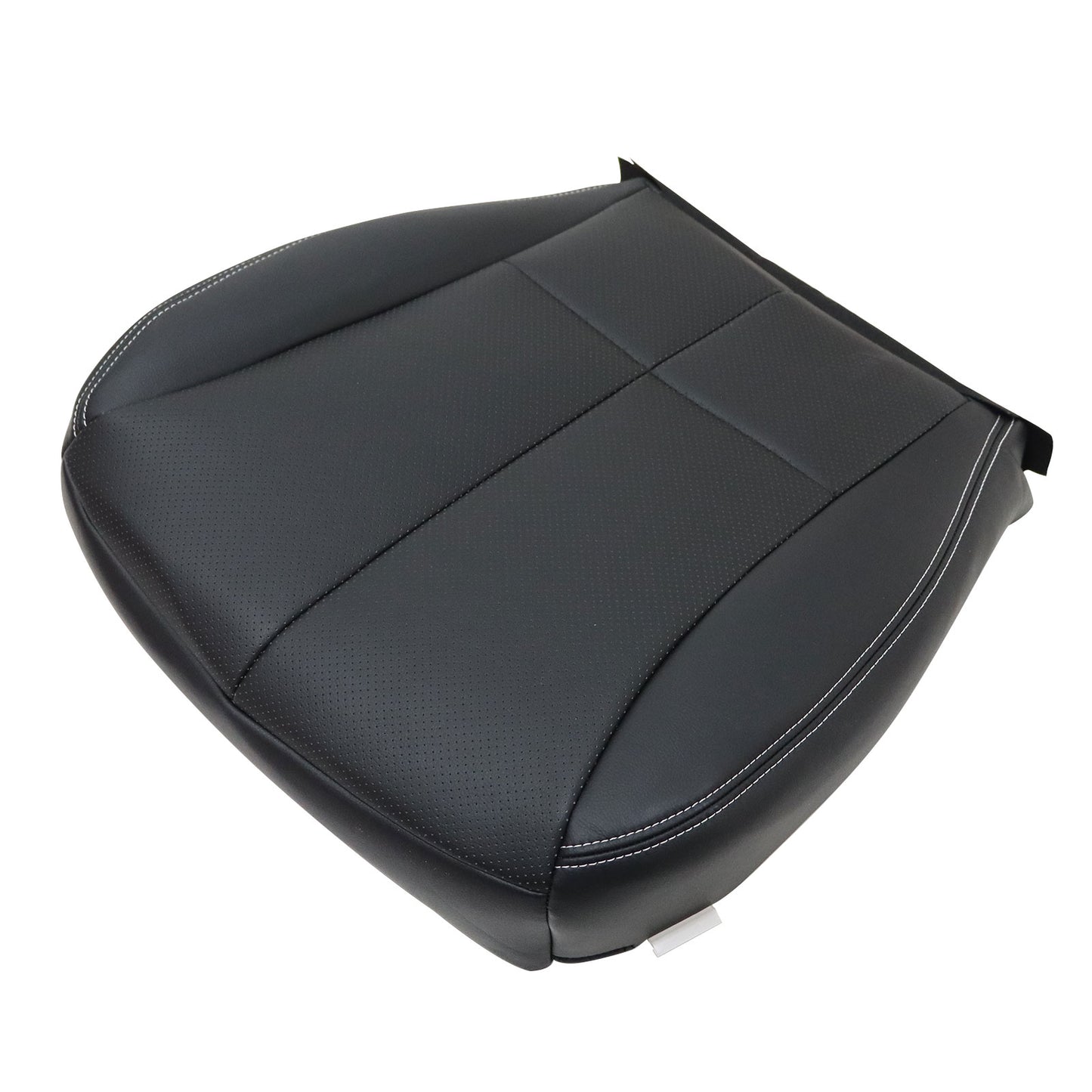For 2009-2013 Subaru Forester Driver Side Bottom Leather Seat Cover Black Perf
