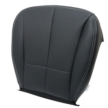 For 2009-2013 Subaru Forester Driver Side Bottom Leather Seat Cover Black Perf