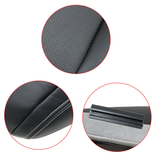 For 2014-2020 Infiniti Q50 Driver Top Replacement Perf Leather Seat Cover Black