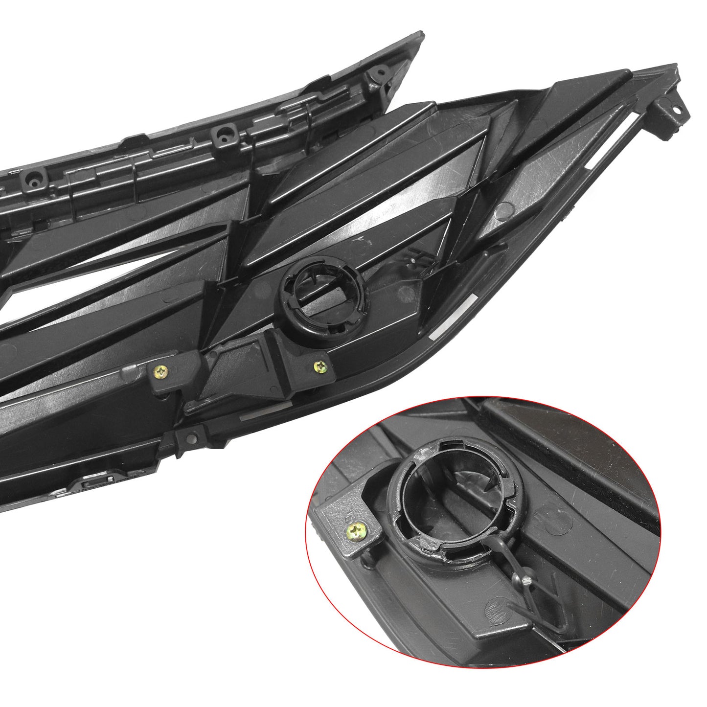 New For 2024-2025 Hyundai Elantra Front Grille W/Chrome Trim W/O Sensor Hole