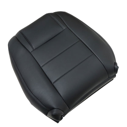 Front Driver Top Leather Seat Cover Black For 2005 2006 2007 Ford Mustang V6