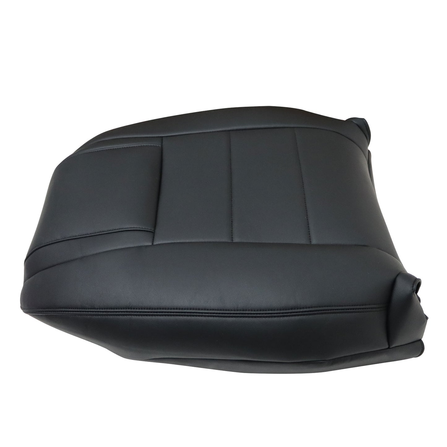 Front Driver Top Leather Seat Cover Black For 2005 2006 2007 Ford Mustang V6