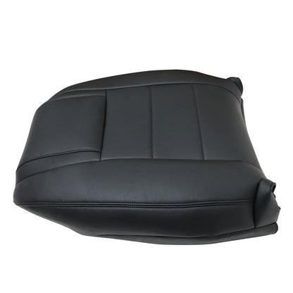 Front Driver Top Leather Seat Cover Black For 2005 2006 2007 Ford Mustang V6