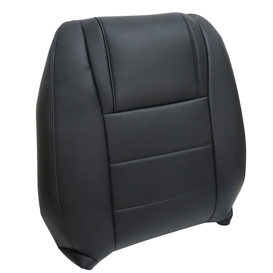 Front Driver Top Leather Seat Cover Black For 2005 2006 2007 Ford Mustang V6