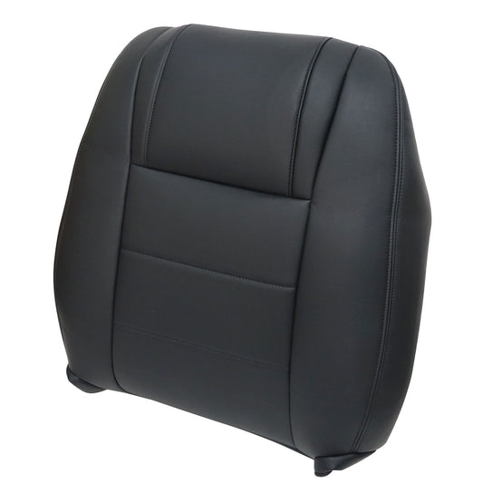 Front Passenger Top Leather Seat Cover Black For 2005-2007 Ford Mustang V6