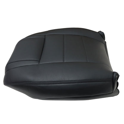 Front Passenger Top Leather Seat Cover Black For 2005 2006 2007 Ford Mustang V6