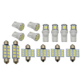 14pcs Bright White Interior LED Lights Package Kit For 2003-2012 Honda Accord
