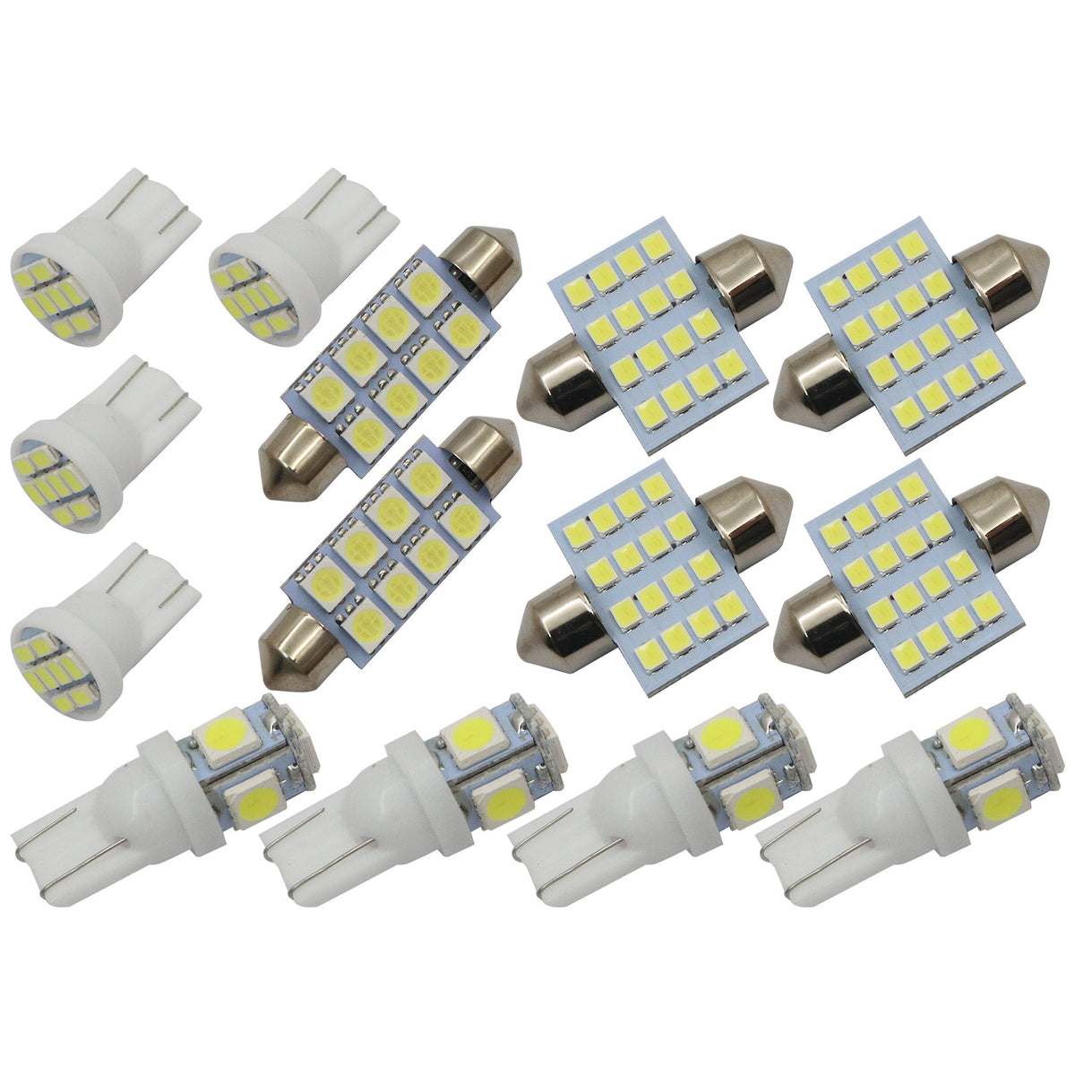 14pcs Bright White Interior LED Lights Package Kit For 2003-2012 Honda Accord