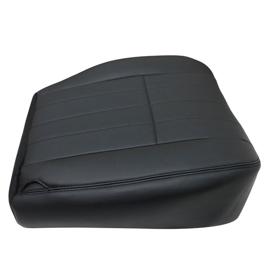 For 2005 2006 2007 Ford F250 F350 Harley Davidson Driver Bottom Seat Cover BLACK