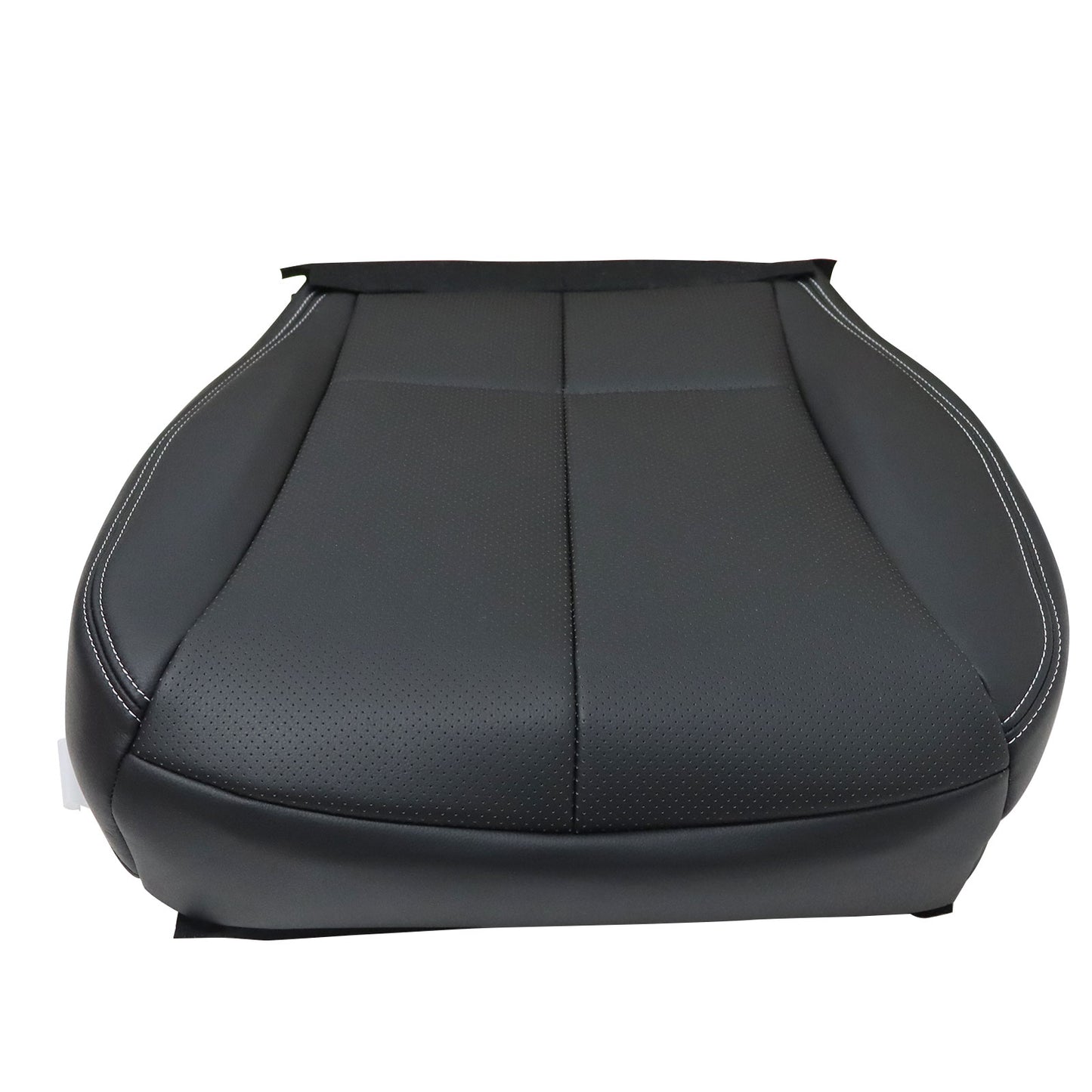 Front Passenger Bottom PERF Leather Seat Cover Black For 09-13 Subaru Forester