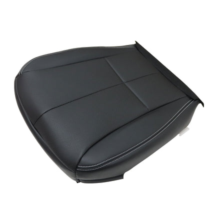 Front Passenger Bottom PERF Leather Seat Cover Black For 09-13 Subaru Forester