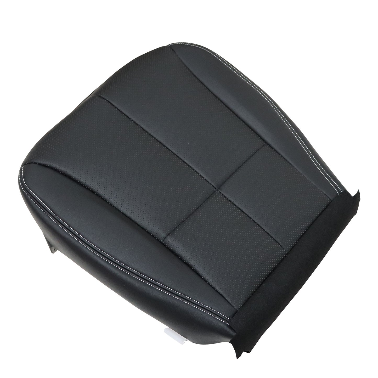 Front Passenger Bottom PERF Leather Seat Cover Black For 09-13 Subaru Forester