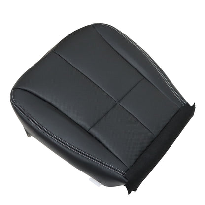 Front Passenger Bottom PERF Leather Seat Cover Black For 09-13 Subaru Forester