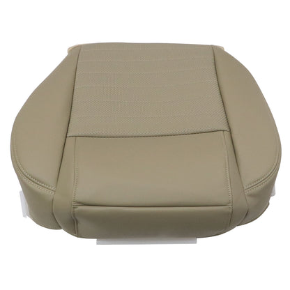 Front Driver Bottom Perf Leather Seat Cover Tan For 2008 2009 Ford Mustang GT V8