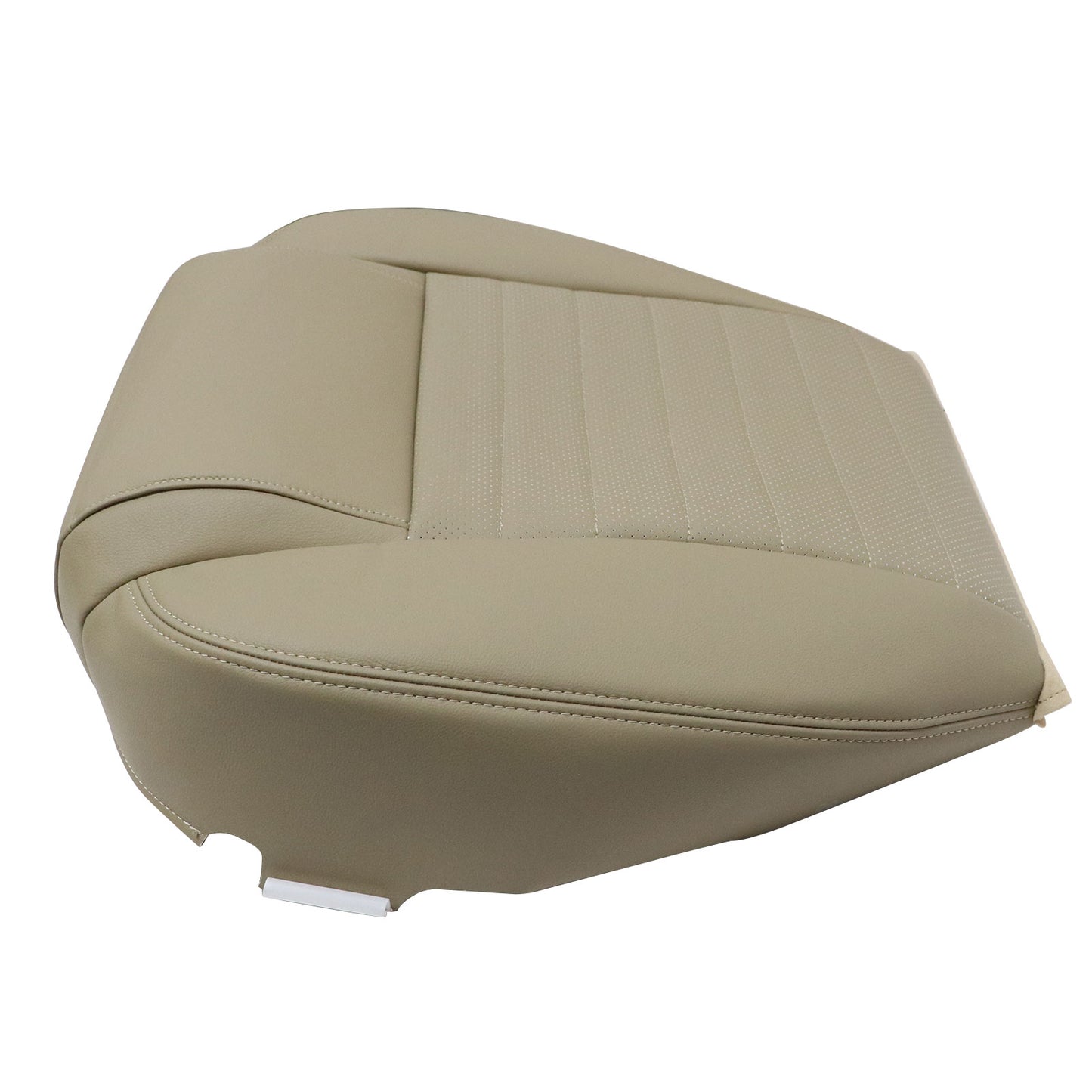 Front Driver Bottom Perf Leather Seat Cover Tan For 2008 2009 Ford Mustang GT V8