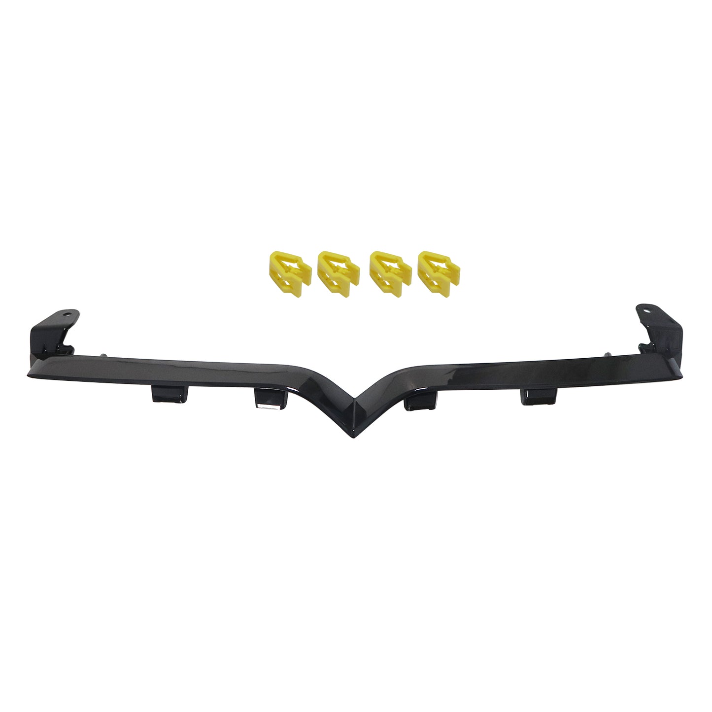 For Tesla Model S 2021 2022 2023 2024 Front Upper Black Bumper Grill Trim NEW