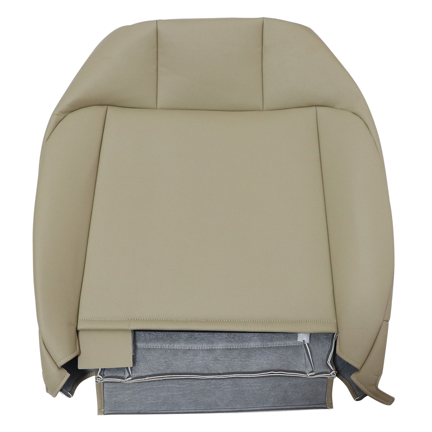 Driver Top Perf Leather Seat Cover Tan For 2005 2006 2007 Ford Mustang GT V8