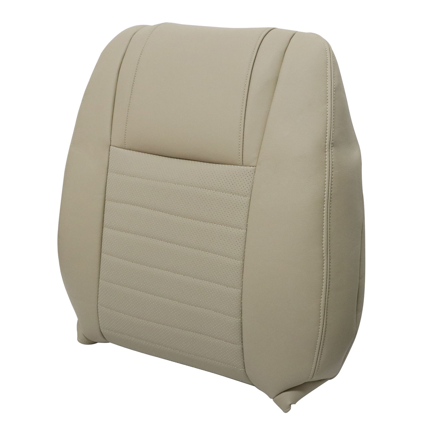 Driver Top Perf Leather Seat Cover Tan For 2005 2006 2007 Ford Mustang GT V8