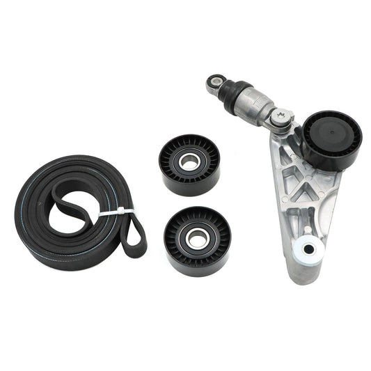 For JEEP WRANGLER JK 3.6L 2012-2018 Drive Belt Kit with Tensioner&Idler Pulleys