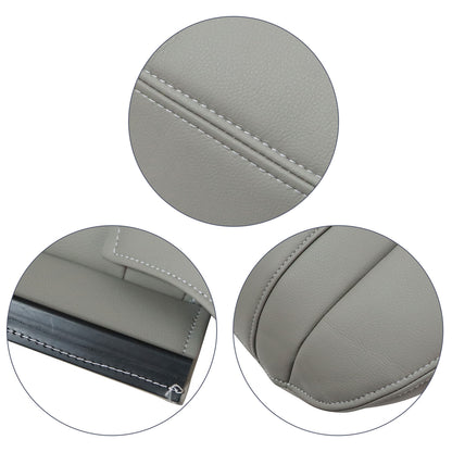 Front Driver Top Leather Seat Cover Gray Fit For 2005 2006 2007 Ford Mustang V6