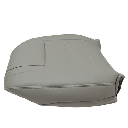 Front Driver Top Leather Seat Cover Gray Fit For 2005 2006 2007 Ford Mustang V6
