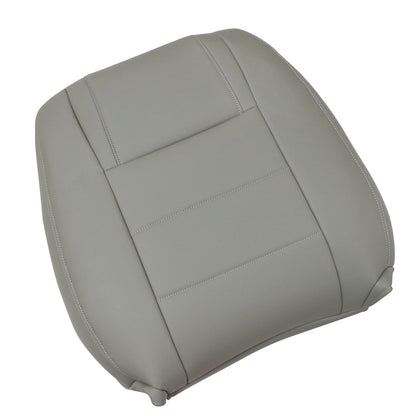 Front Driver Top Leather Seat Cover Gray Fit For 2005 2006 2007 Ford Mustang V6