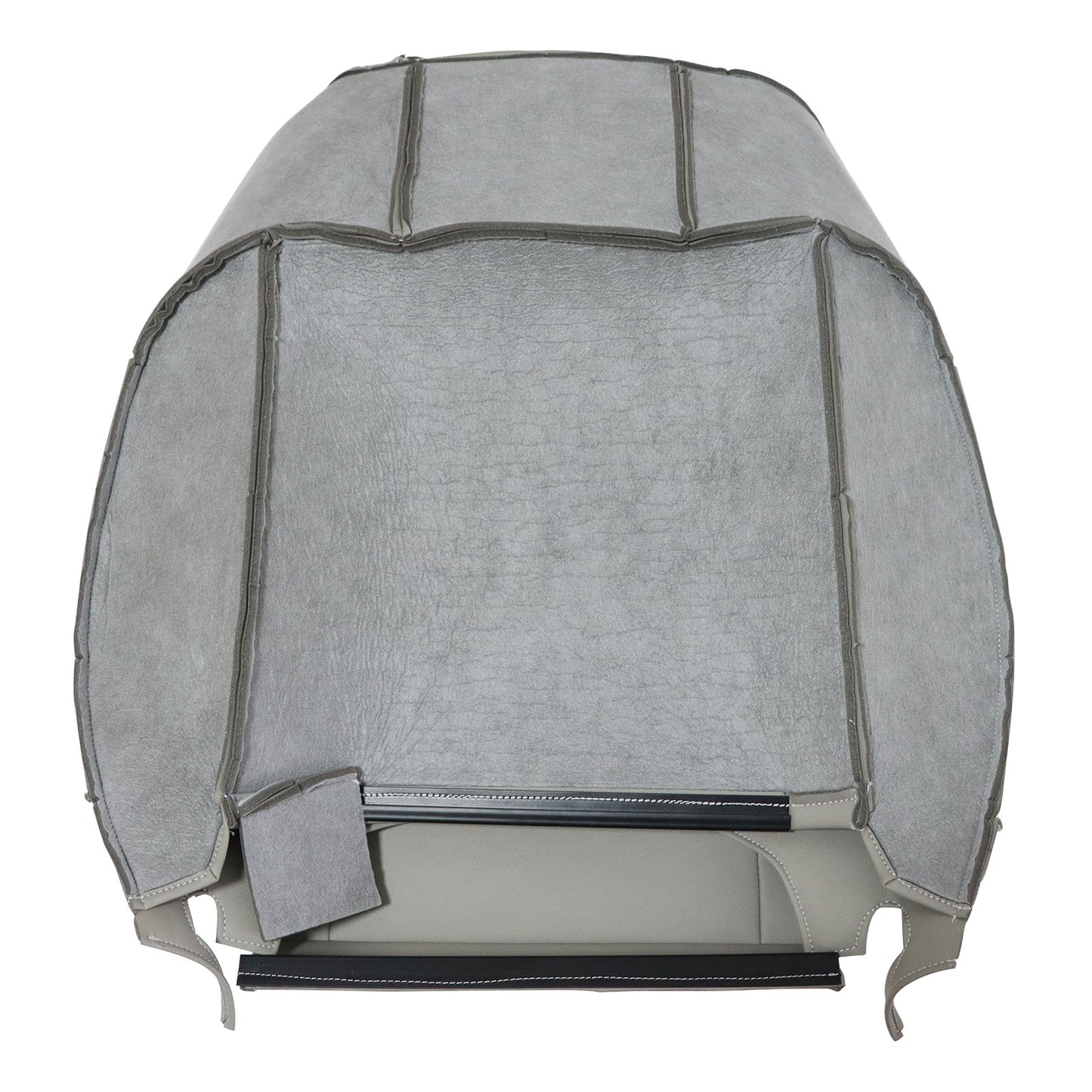 Front Passenger Top Leather Seat Cover Gray For 2005 2006 2007 Ford Mustang V6