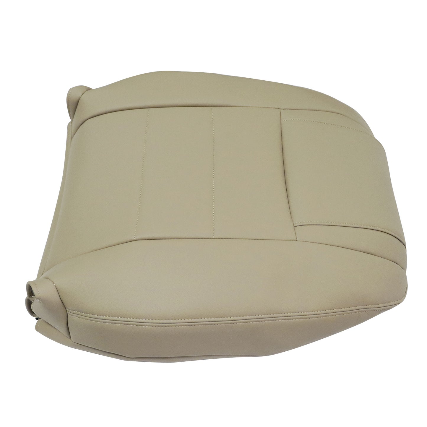 Front Driver Side Top Leather Seat Cover Tan For 2005 2006 2007 Ford Mustang V6