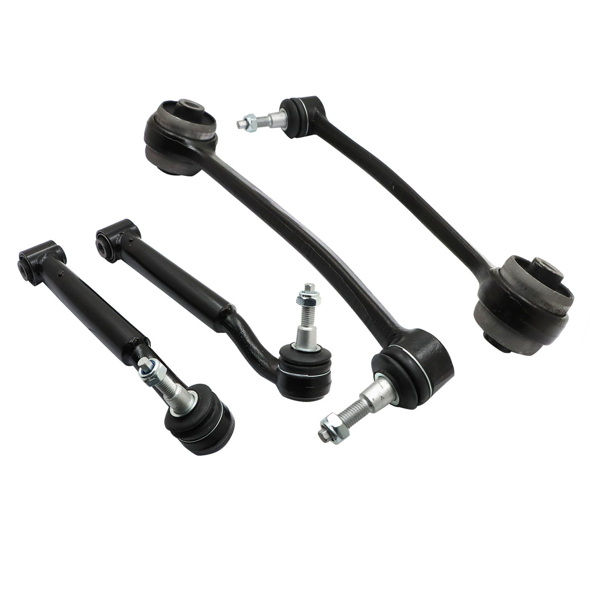 4Pc For Ford Mustang 15-22 Front Lower Rearward Forward Control Arms Ball Joint