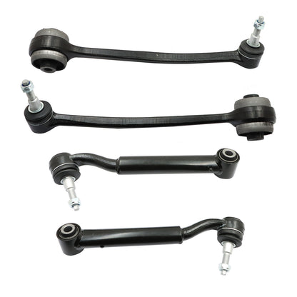 4Pc For Ford Mustang 15-22 Front Lower Rearward Forward Control Arms Ball Joint