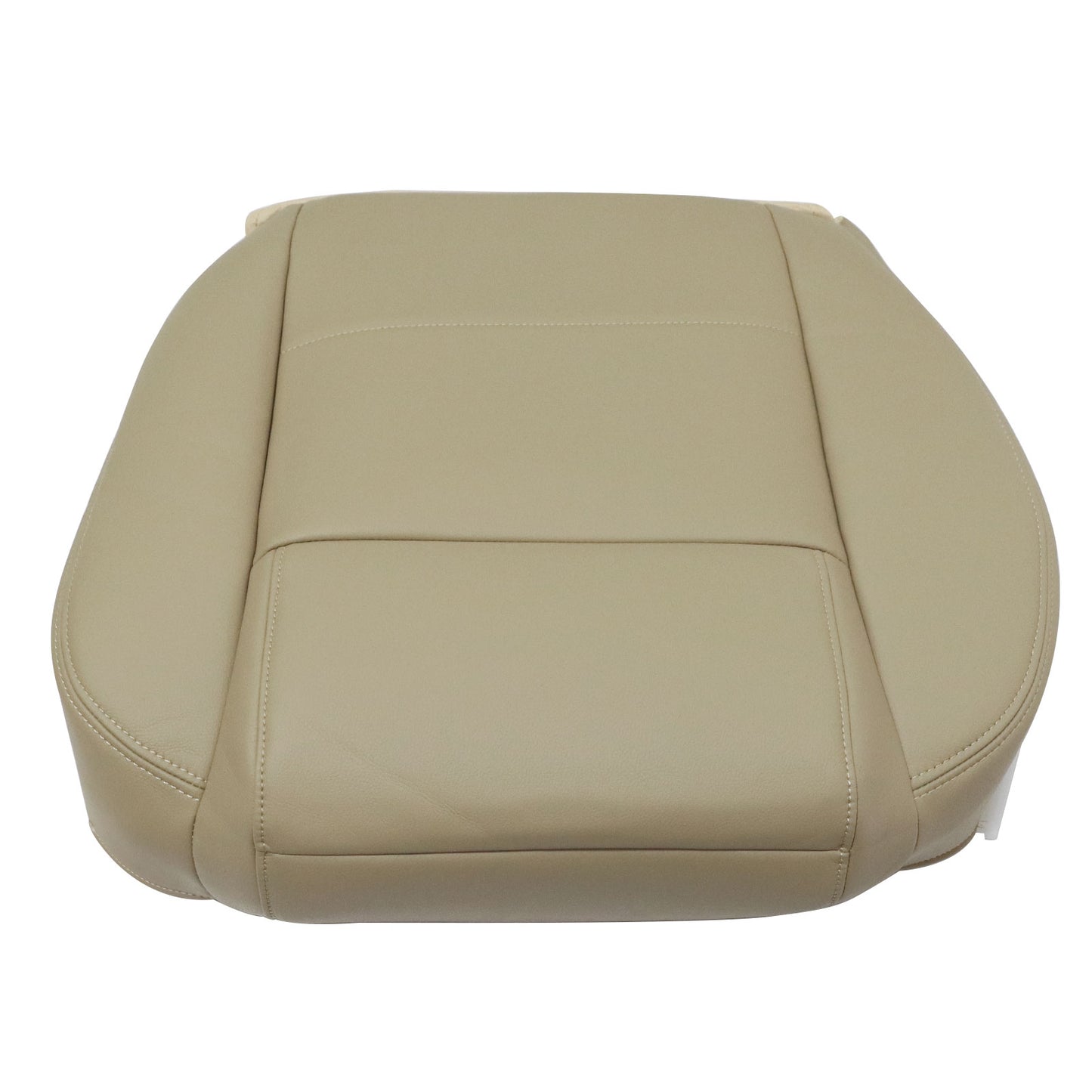 For 2005 to 2009 Ford Mustang V6 - Passenger Side Bottom Leather Seat Cover Tan